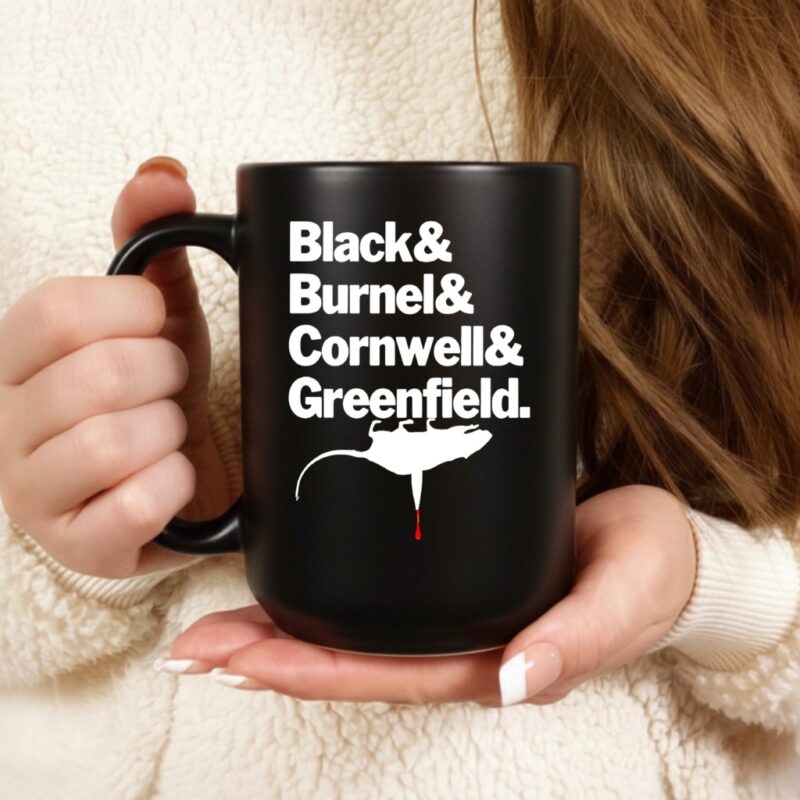 Black And Burnel and Cornwell and Greenfield_Ceramic Mug