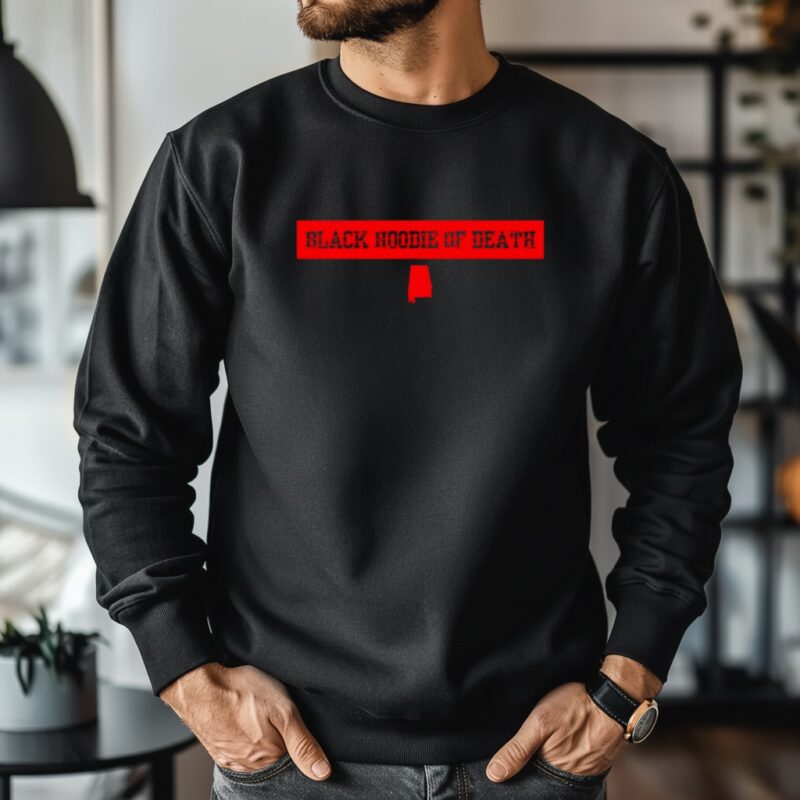 Black Hoodie of Death_Crewneck Sweatshirt