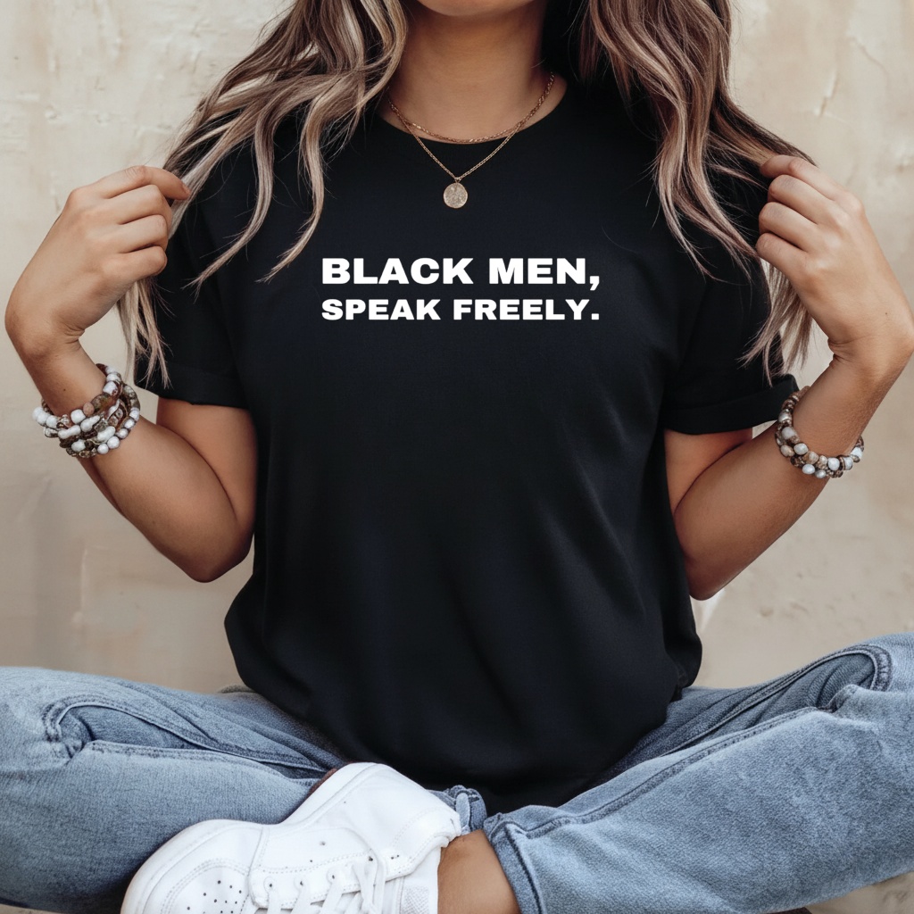 Black men speak freely shirt