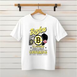 Boston Bruins NHL Eastern Conference Logo and Ball Shirt
