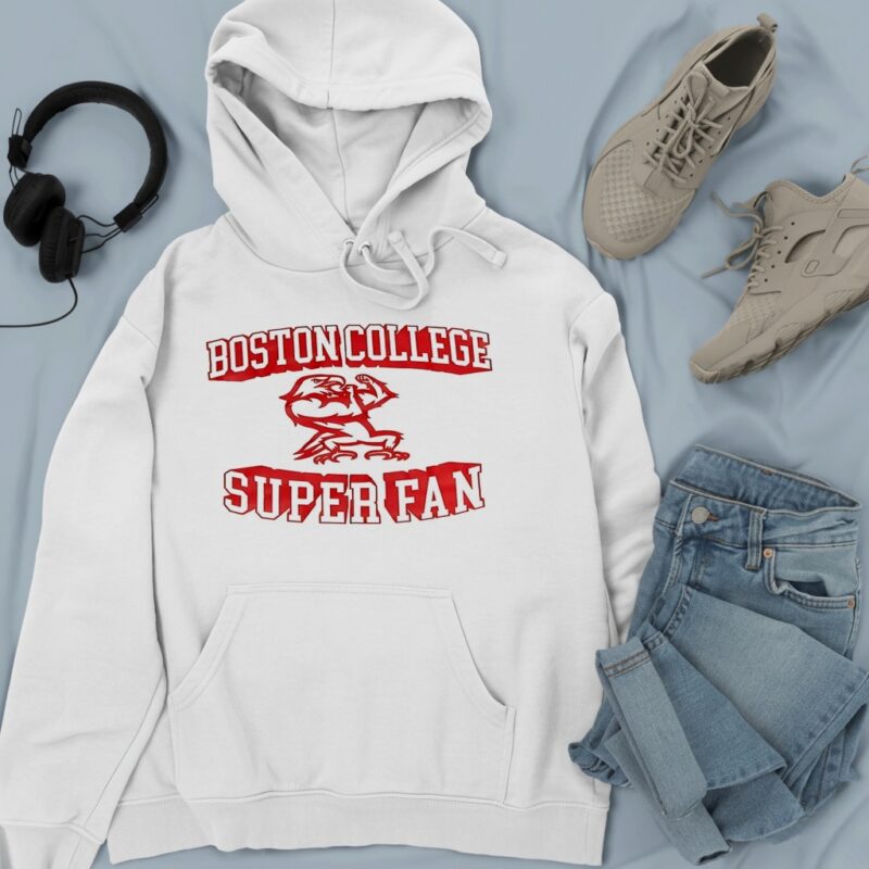 Boston College Eagles Super Fan logo_Hoodie