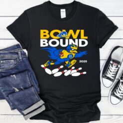 Bowl Bound Delaware Blue mascot 2025 bowlings shirt