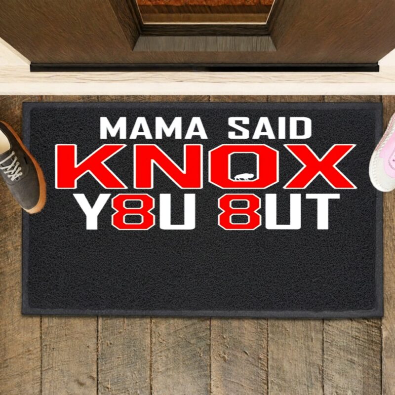 Buffalo Bills Mama said KNOX you out_Rubber Doormat