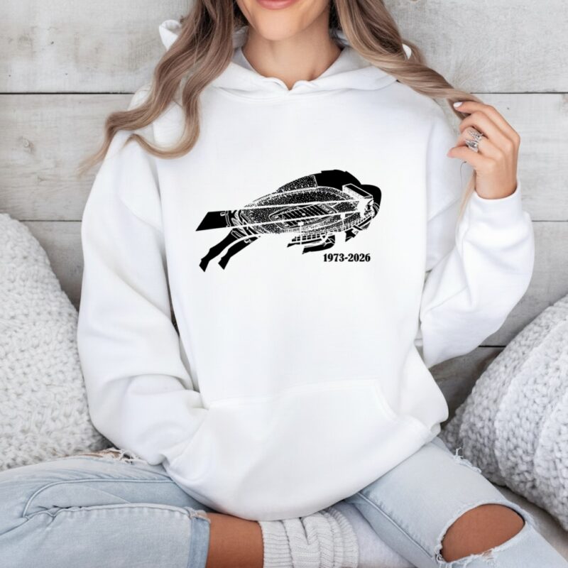 Buffalo Bills football Highmark stadium x logo Farewell Tour 2026_Hoodie