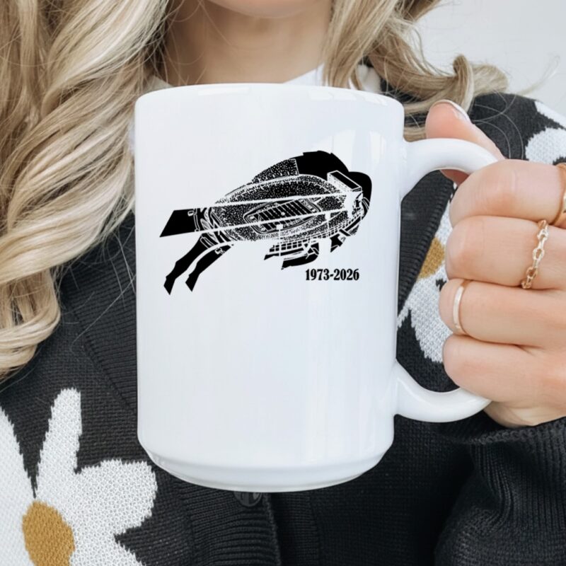 Buffalo Bills football Highmark stadium x logo Farewell Tour 2026_Mug