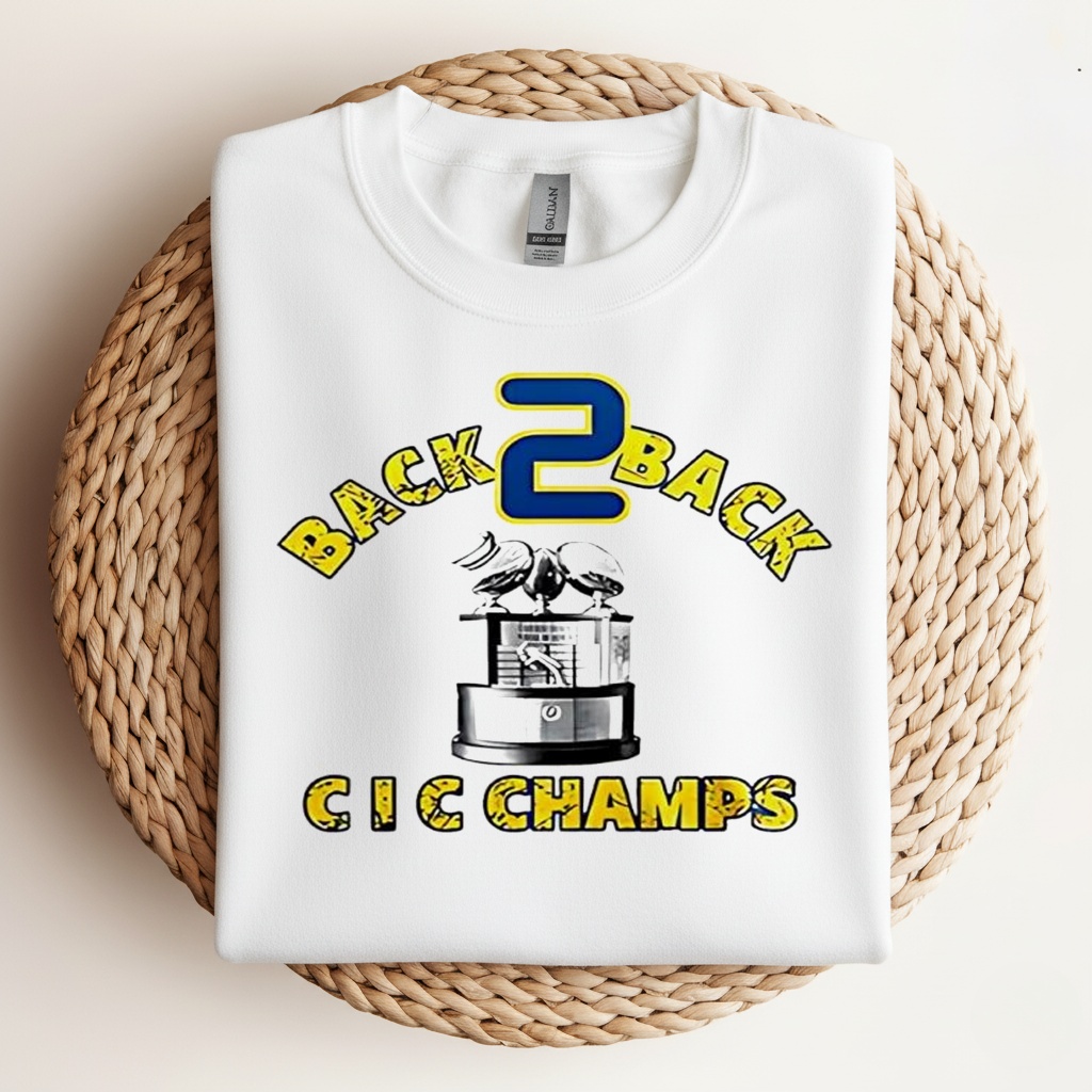 CIC Champions 2025 Back-to-Back Shirt