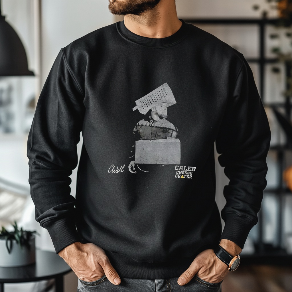 Caleb Williams cheese hat Chicago Bears shirt