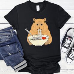 Capybara eat Ramen Japanese shirt