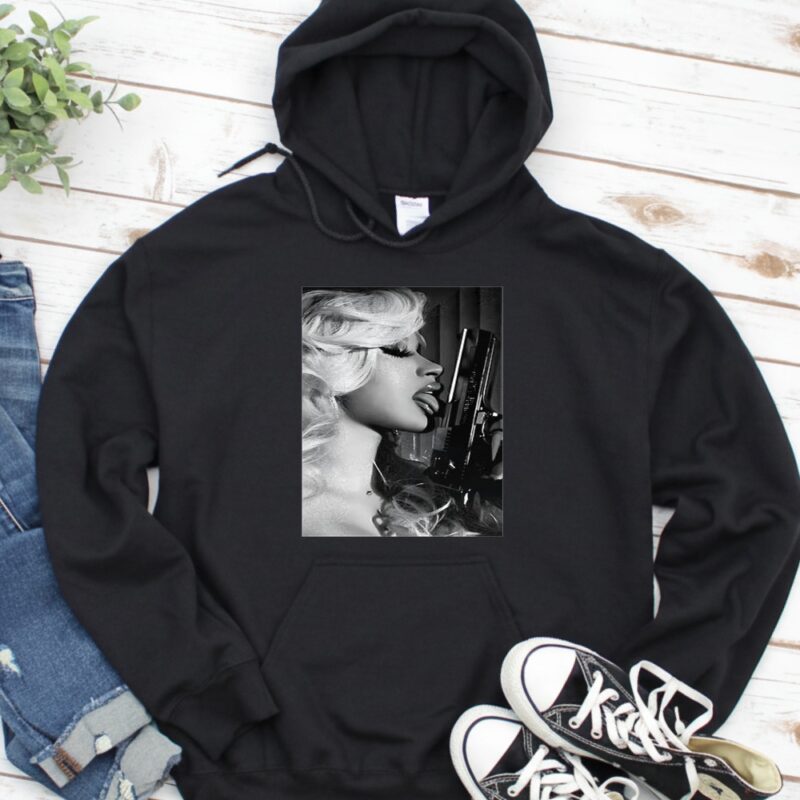 Cardi licks pistol vintage_Hoodie