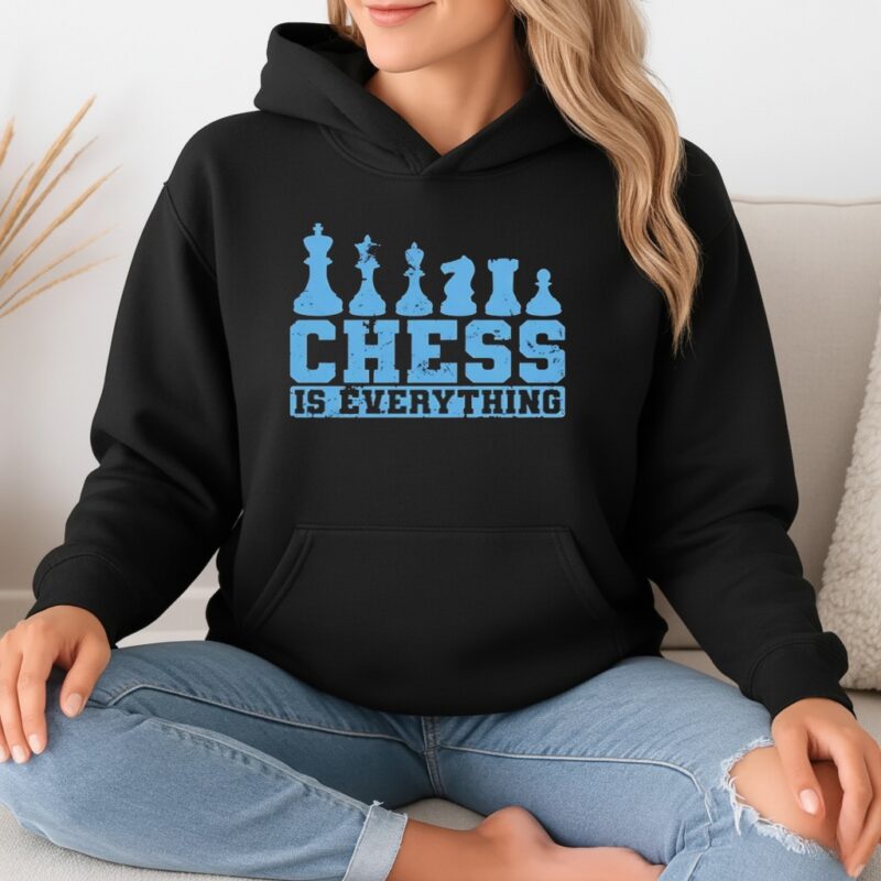 Chess is everything chess pieces retro_Hoodie