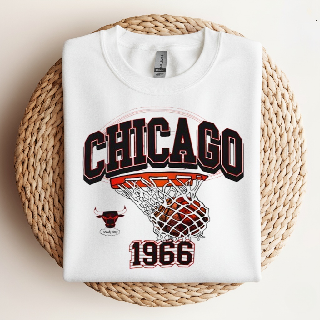 Chicago Bulls White Sswagger Graphic Shirt