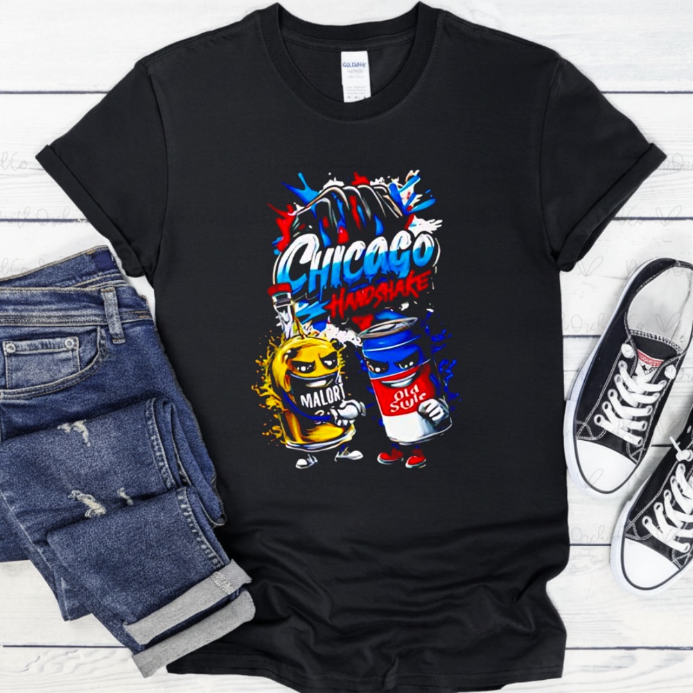 Chicago Handshake Malört Chicago Old Style Shirt