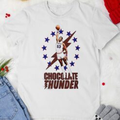 Chocolate Thunder Darryl Dawkins Philadelphia Sixers basketball shirt