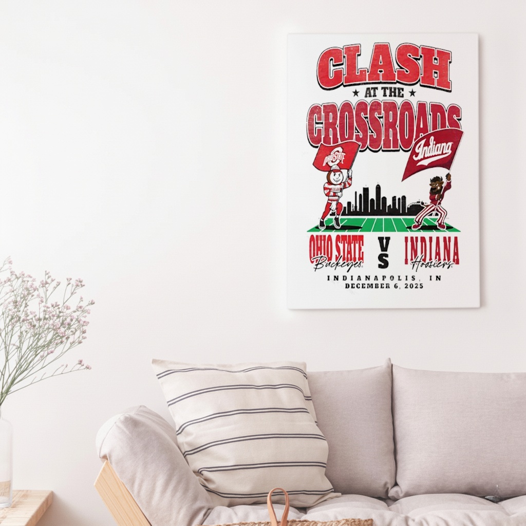 Clash at the Crossroads Ohio State Buckeyes vs Indiana Hoosiers 2025 Mascot Matchup shirt
