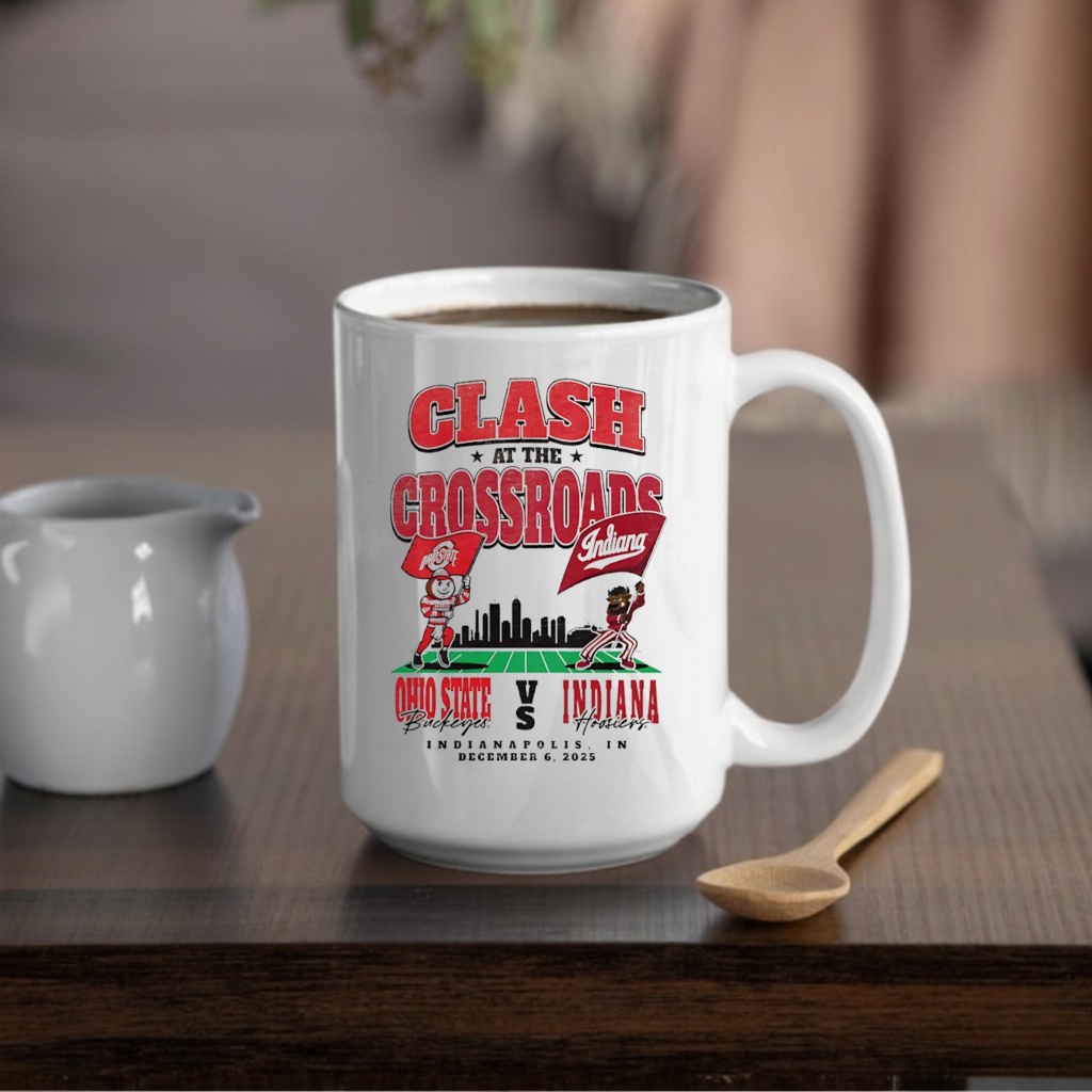 Clash at the Crossroads Ohio State Buckeyes vs Indiana Hoosiers 2025 Mascot Matchup shirt