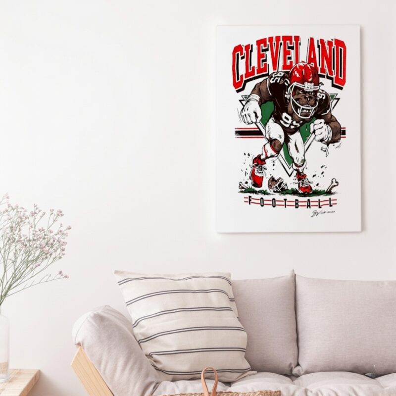 Cleveland Dawg Football mascot players_Canvas