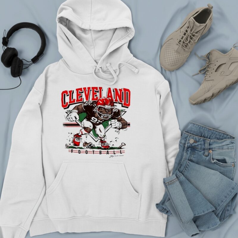 Cleveland Dawg Football mascot players_Hoodie