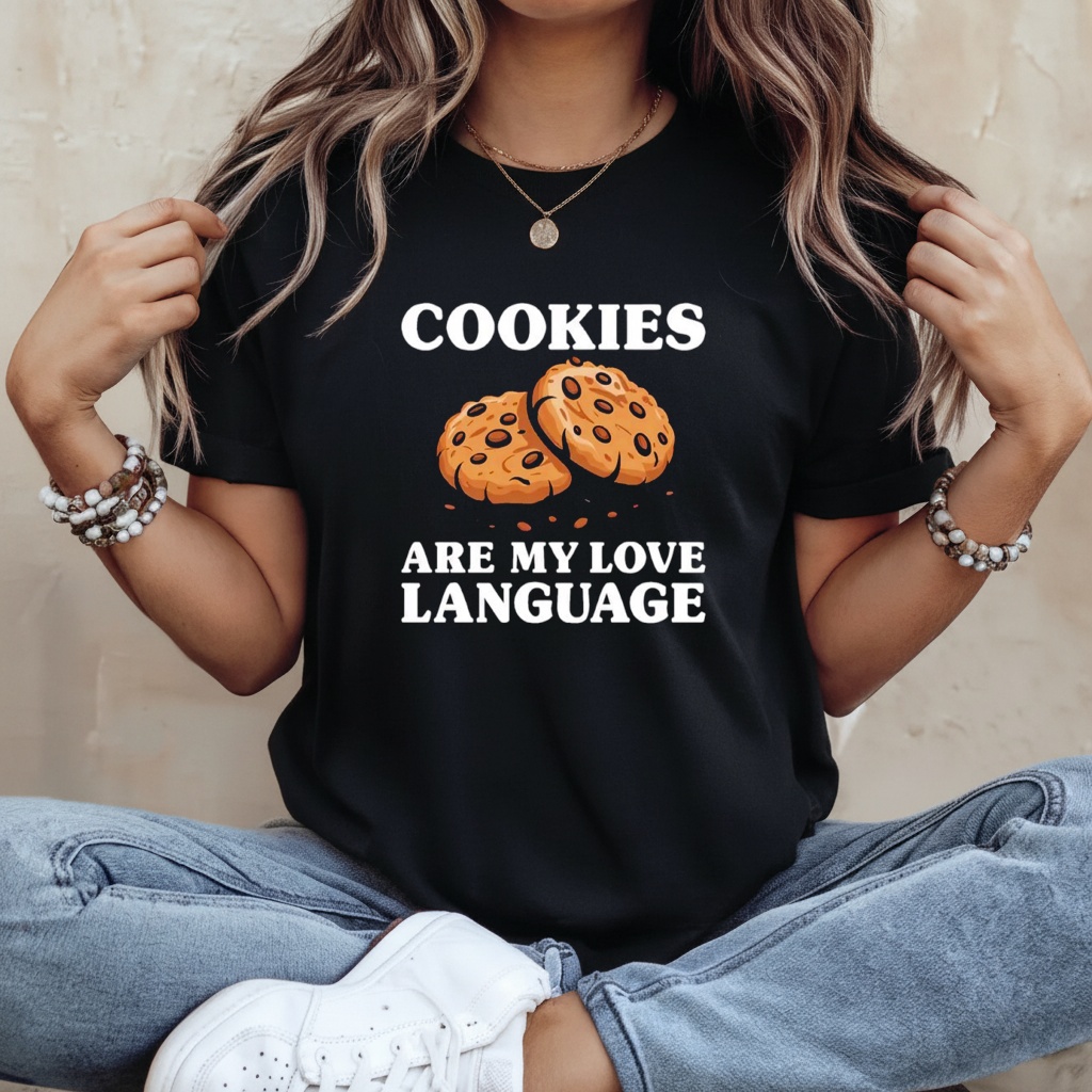 Cookies Are My Love Language Funny Cookie Shirt