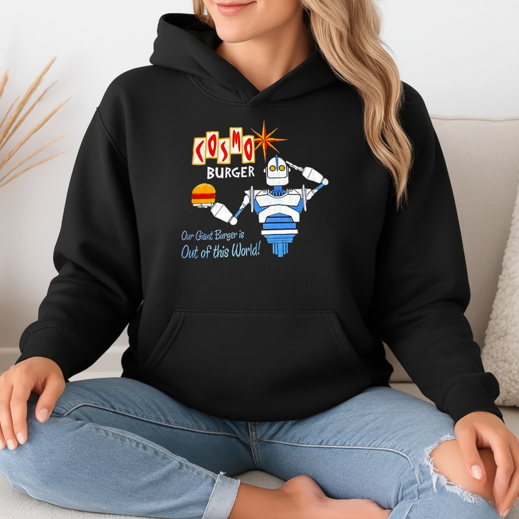 Cosmo Burger our Giant Burger is out of this World shirt