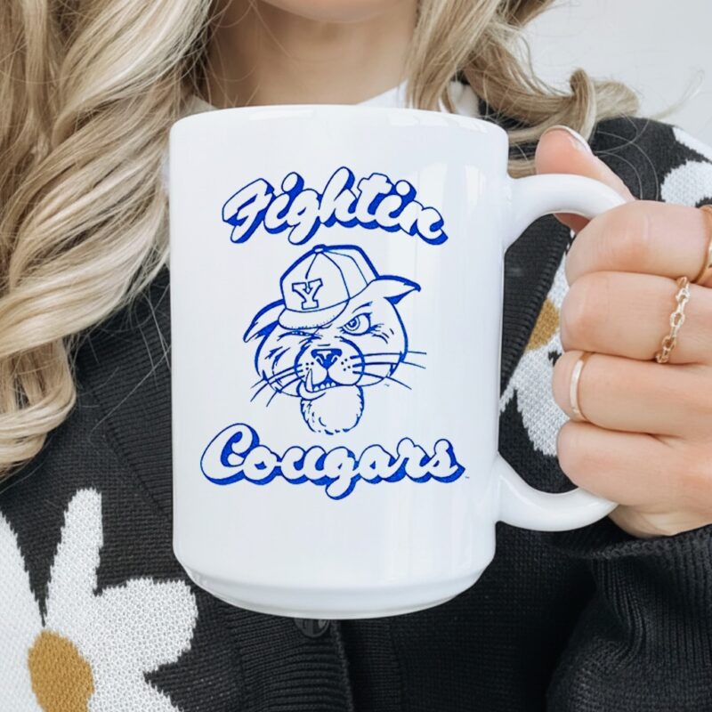 Cosmo the Cougar Fightin Cougars BYU Cougars football 2025_Mug
