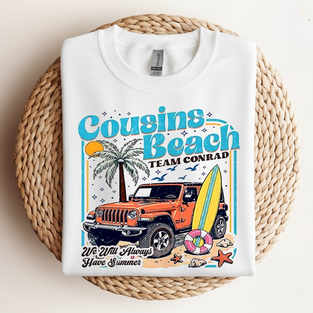 Cousins Beach Team Conrad We Will Always Have Summer Jeep Shirt