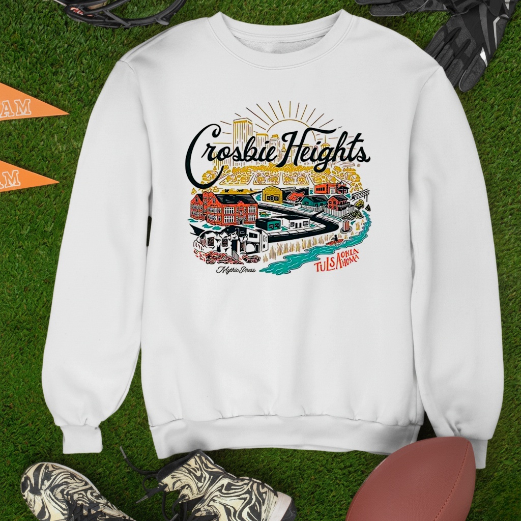 Crosbie Heights Tulsa Oklahoma Mythic Press shirt