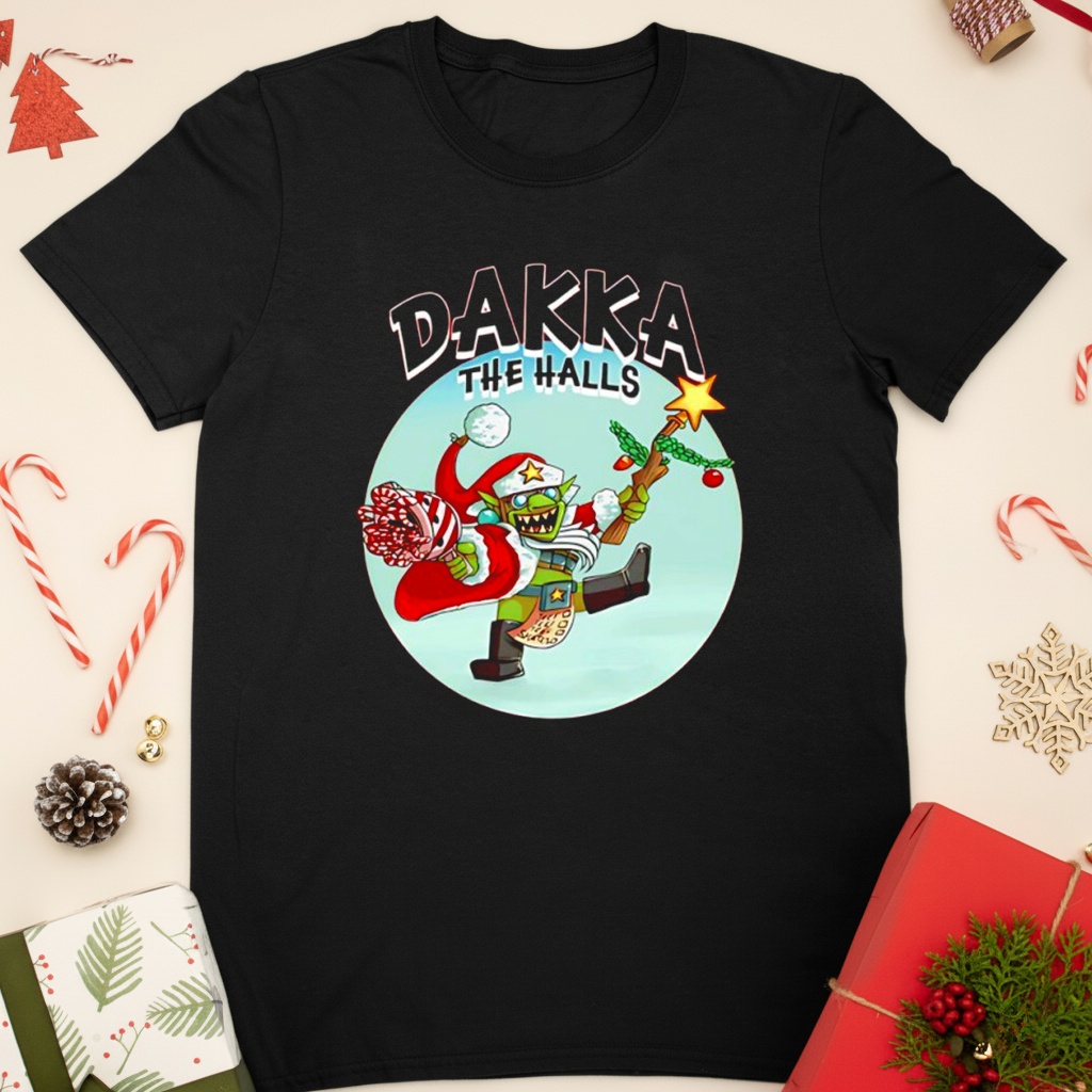 Dakka The Halls Christmas Da Red Gobbo shirt