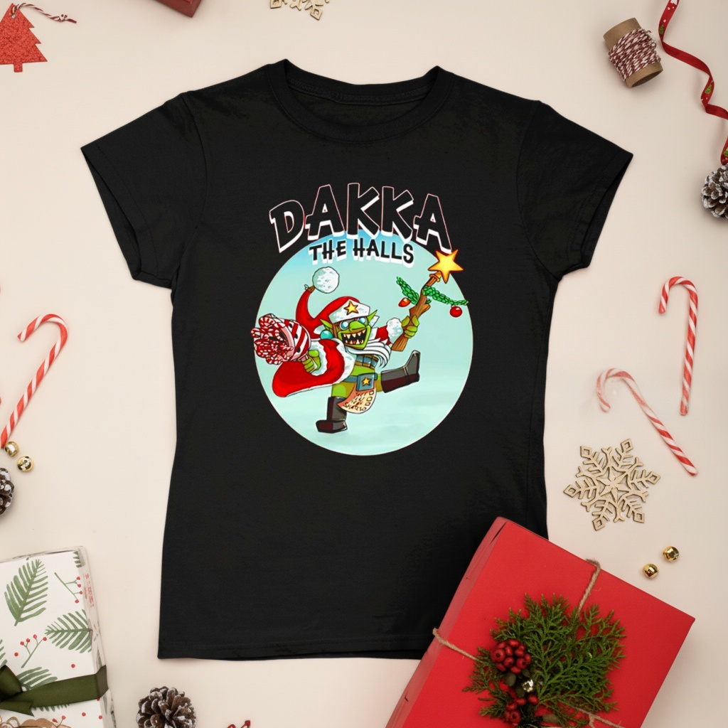 Dakka The Halls Christmas Da Red Gobbo shirt