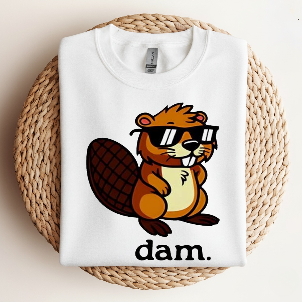 Dam Beaver Graphic Shirt dam beaver shirt