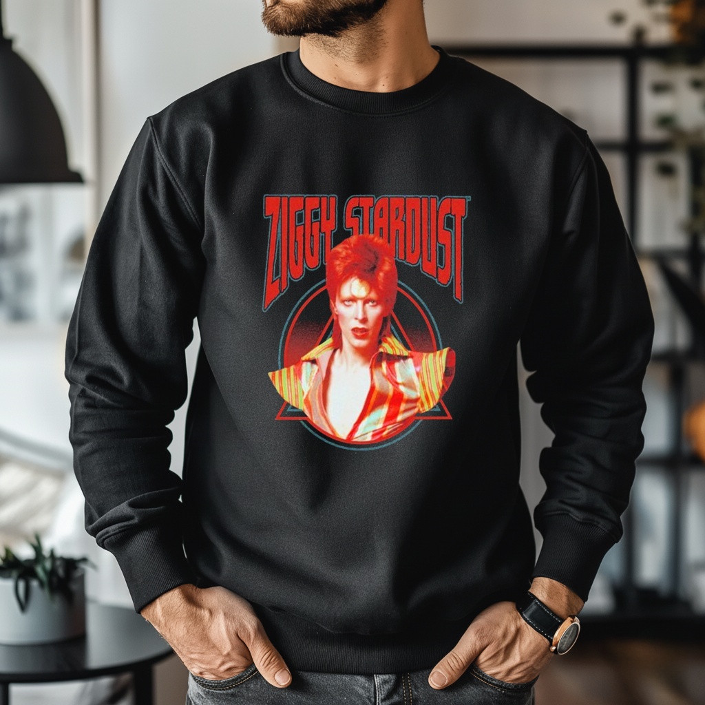 David Bowie Ziggy Stardust Photo T-Shirt