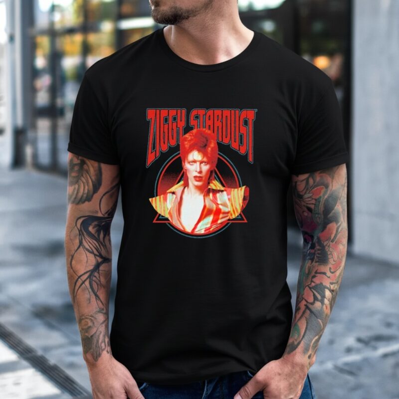 David Bowie Ziggy Stardust Photo_T-Shirt