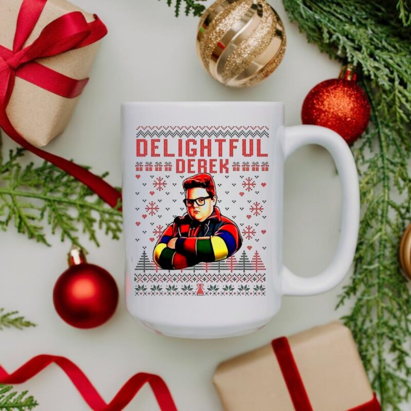 Delightful Derek Ugly Christmas_Ceramic Mug