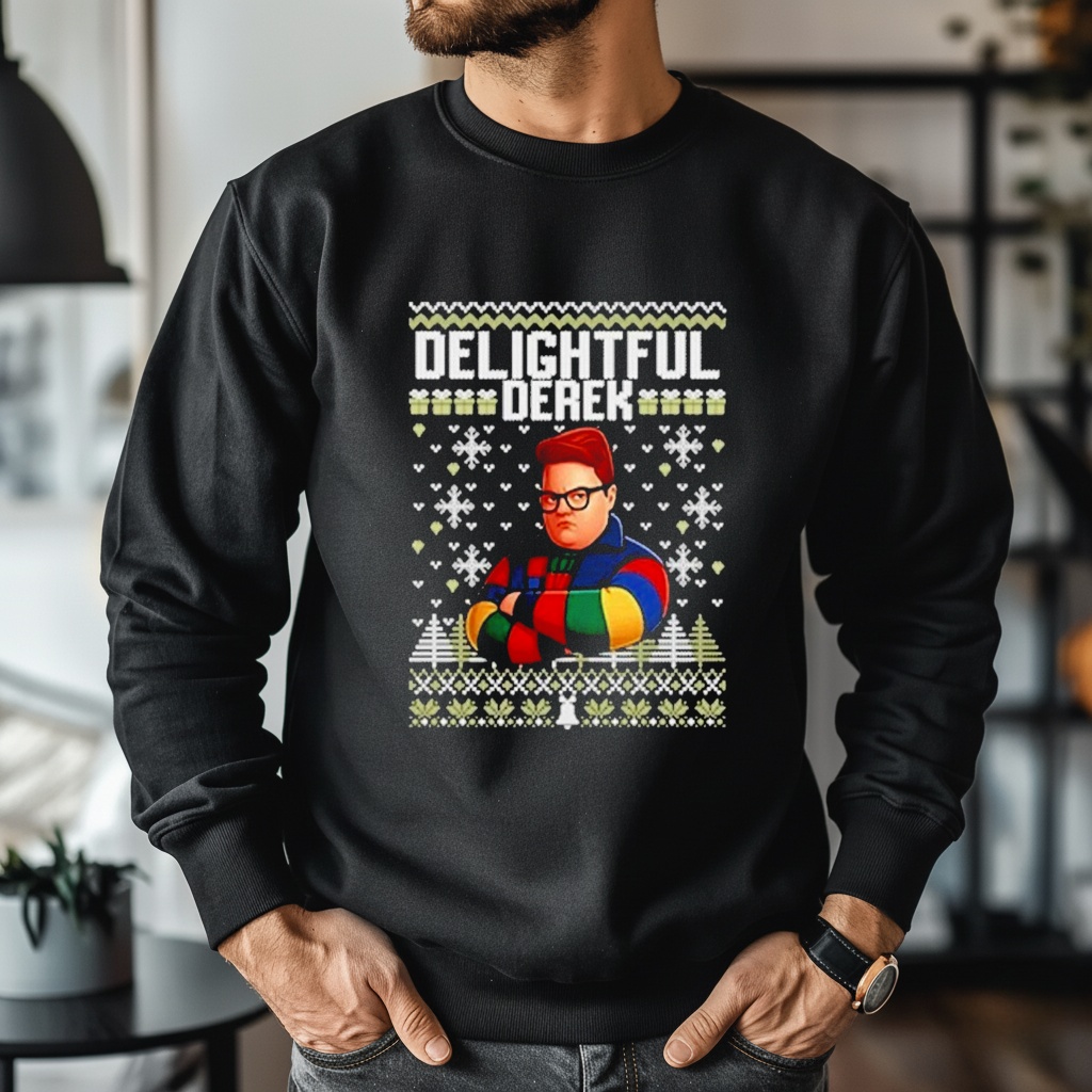 Delightful Derek Ugly Christmas shirt