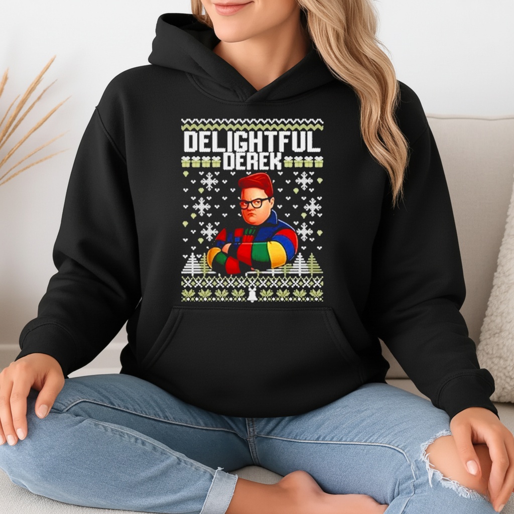 Delightful Derek Ugly Christmas shirt