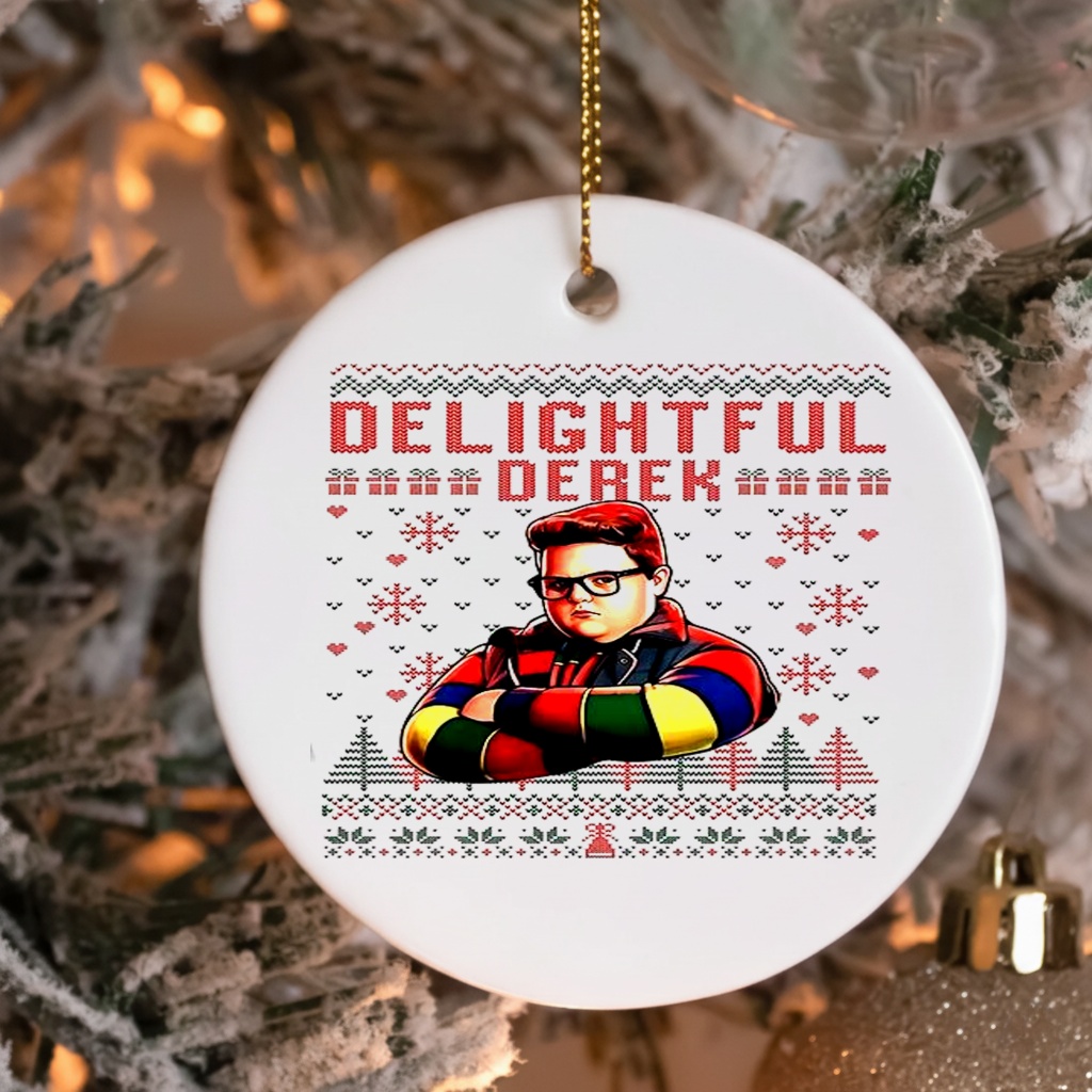 Delightful Derek Ugly Christmas shirt