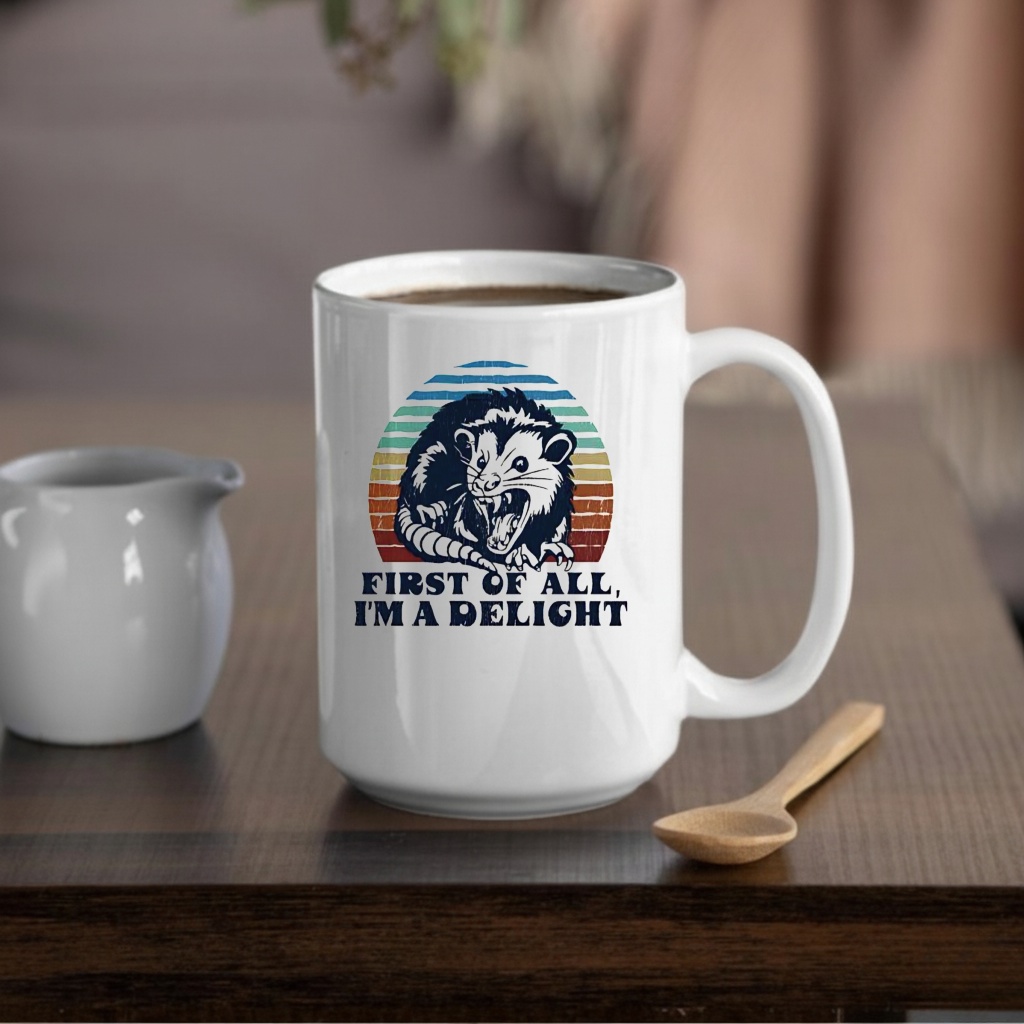 Delightful Unhinged Possum vintage graphic shirt