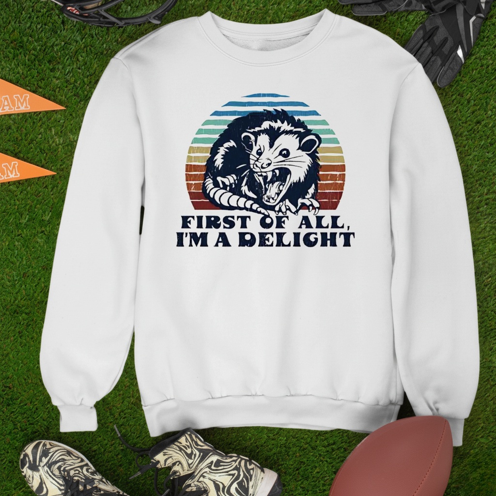 Delightful Unhinged Possum vintage graphic shirt