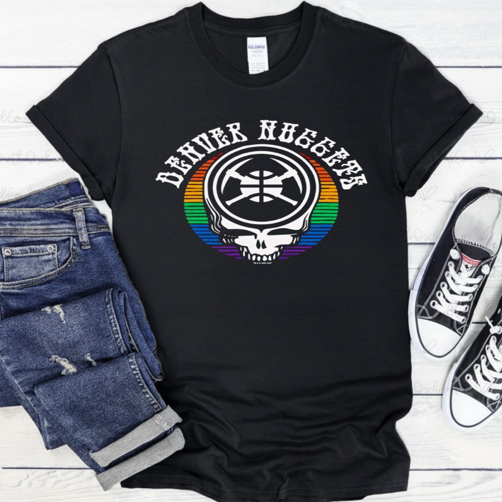Denver Nuggets x Grateful Dead x Bear Shirt