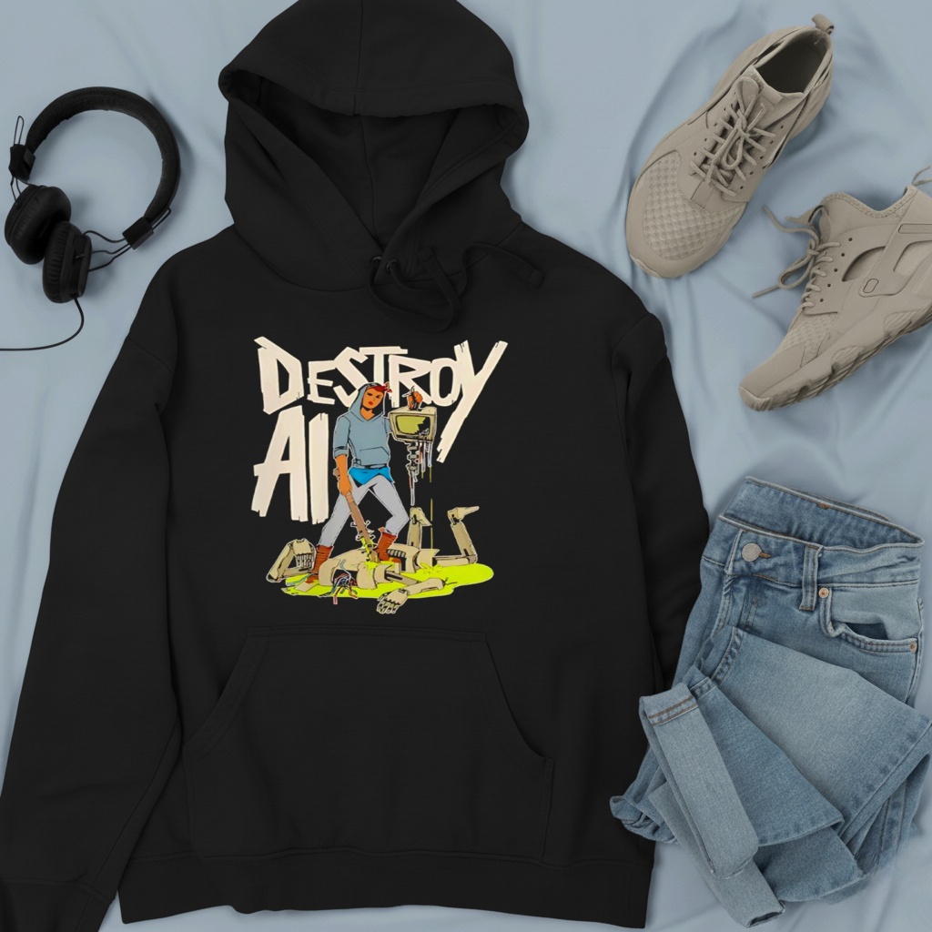 Destroy AI natural human shirt