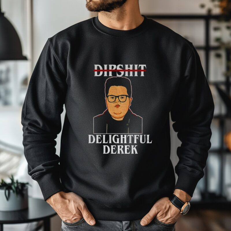 Dipshit Delightful Derek meme_Crewneck Sweatshirt