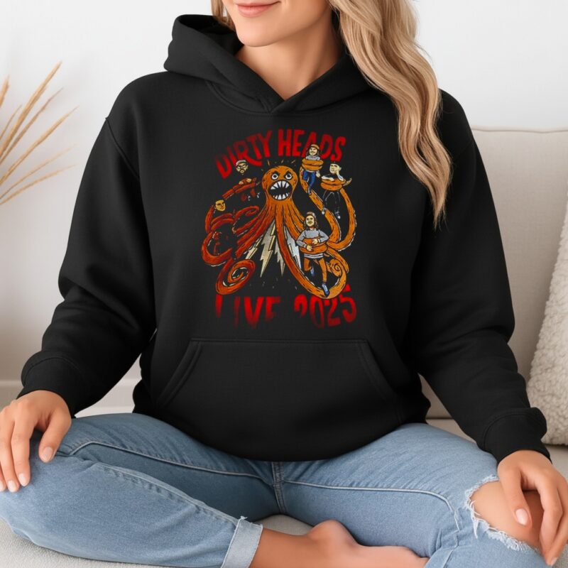 Dirty Heads Live 2025 cartoon_Hoodie