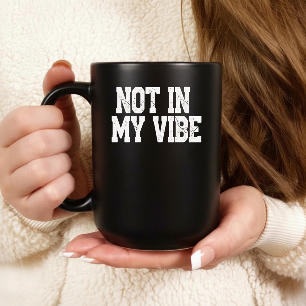 Distressed Not In My Vibe Retro Shirt