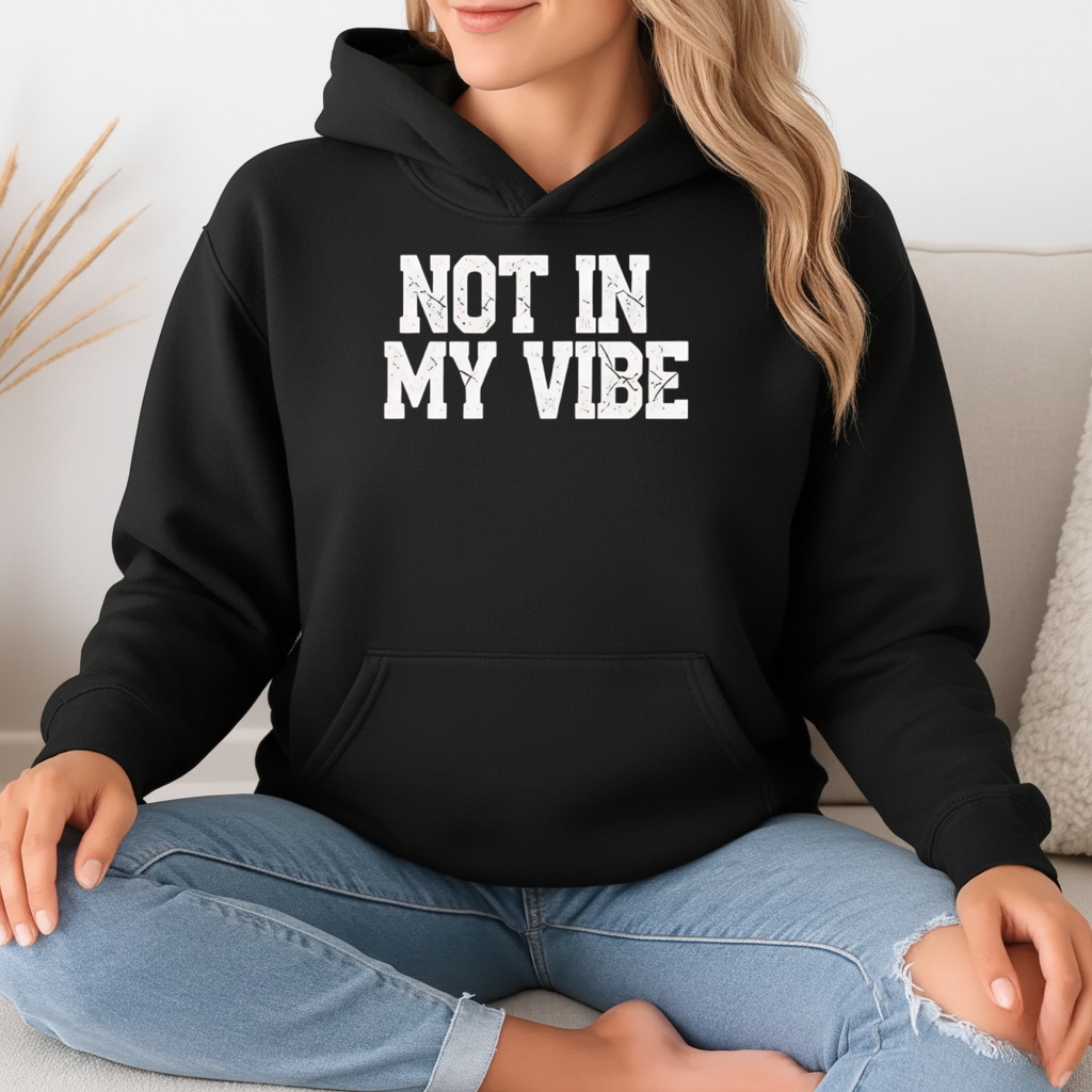 Distressed Not In My Vibe Retro Shirt
