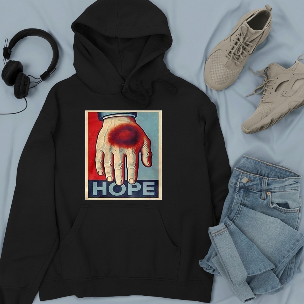 Donald Trump bruise hand Hope shirt