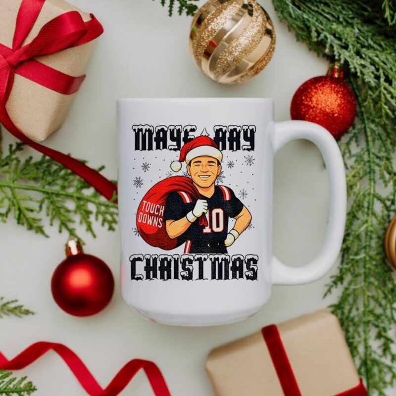 Drake Maye Christmas vintage Maye-rry Christmas_Ceramic Mug