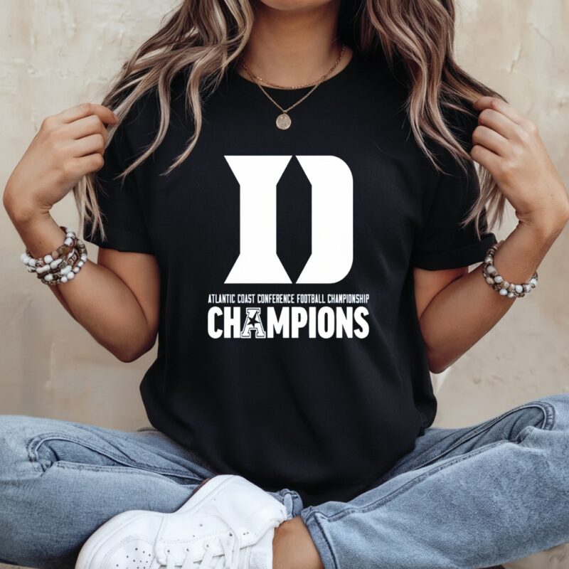 Duke Blue Devils football Atlantic Coast Conference Football Championship_Ladies T-Shirt