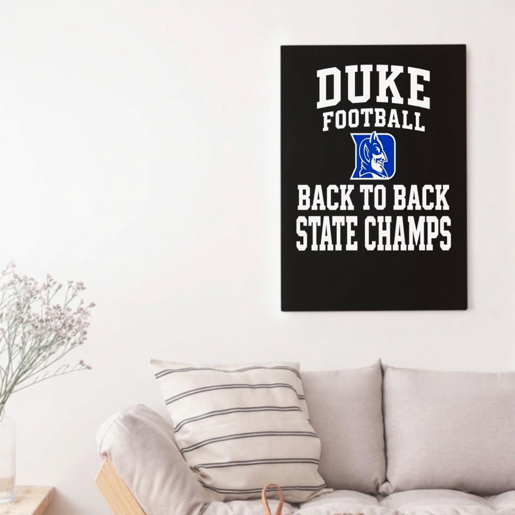 Duke Blue Devils football back to back state champs shirt