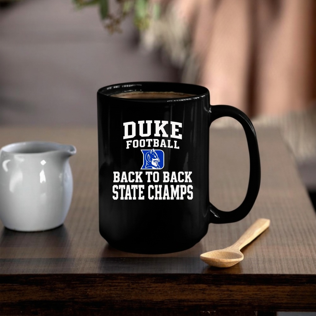 Duke Blue Devils football back to back state champs shirt