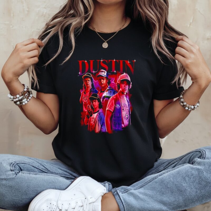 Dustin Henderson series Stranger Things_Ladies T-Shirt