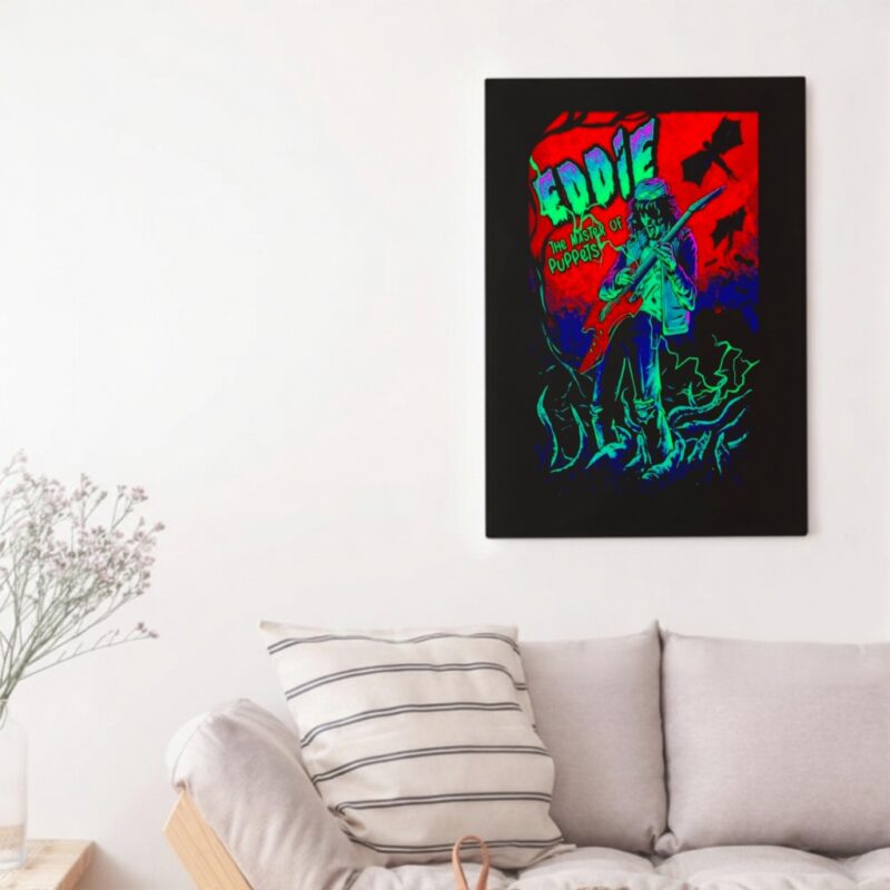 Eddie Munson the Master of Puppets graphic_Canvas